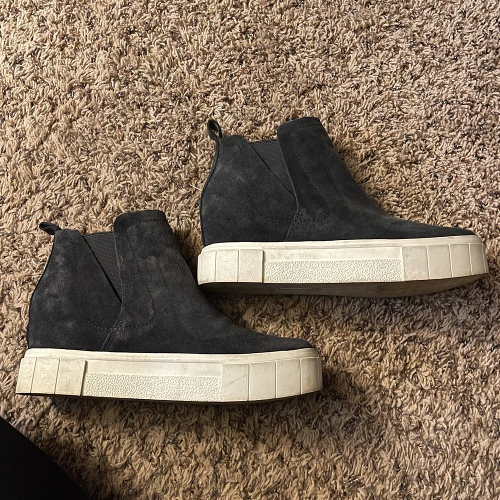 Gray Dolce Vita Wedge Sneakers